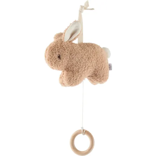 Bieco Musical Toy Bunny Fine kontrastní závěsná hračka s melodií 1 ks