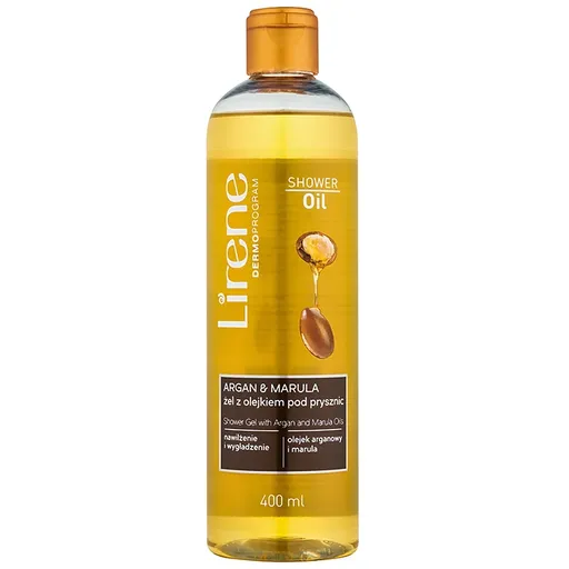 Lirene Shower Oil Argan and Marula sprchový olej s vyživujícím účinkem 400 ml