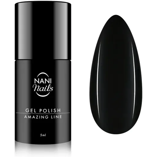 NaniNails NANI Amazing Line gelový lak na nehty odstín Black Tie 5 ml