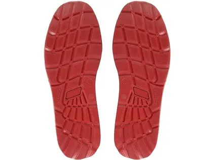 Obuv polobotka CXS ISLAND SYROS O1 ESD, černo - červená, vel. 35