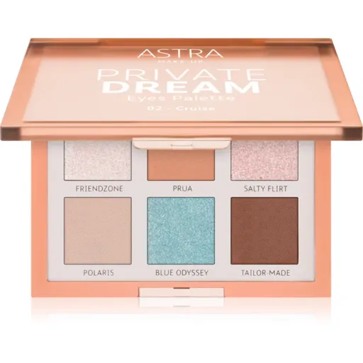 Astra Make-up Private Dream Palette paletka očních stínů odstín 02 - Cruise 1 ks
