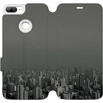 Flipové pouzdro na mobil Honor 9 Lite - V063P Město v šedém hávu (5903226255832)