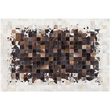 Koberec hnědý / béžový 140x200 cm OKCULU, 160741 (beliani_160741)