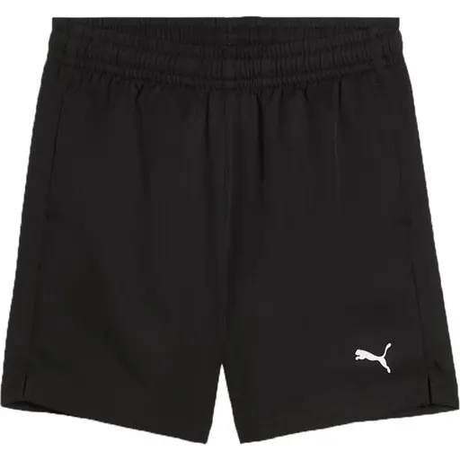 Puma TAD ESSENTIALS WOVEN SHORTS B Chlapecké sportovní trenýrky, černá, velikost