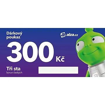 Dárkový poukaz Alza.cz na nákup zboží v hodnotě 300 Kč