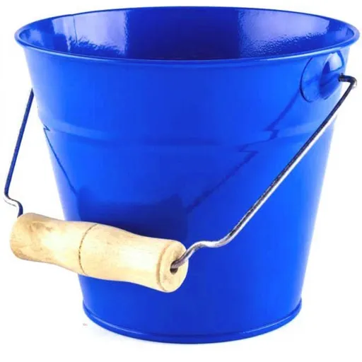 Woody Zahradní kyblík modrý kov
