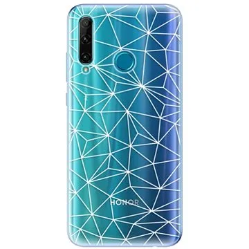 iSaprio Abstract Triangles 03 - white pro Honor 20e (trian03w-TPU3_Hon20e)