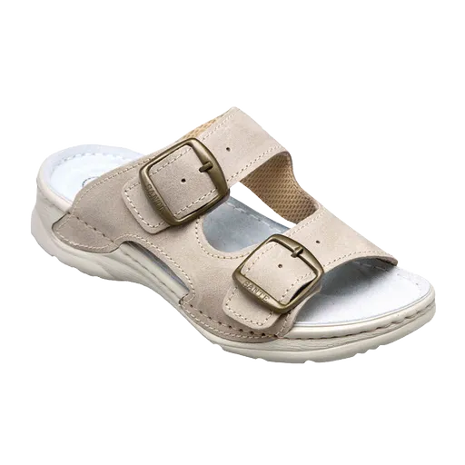 SANTÉ Dámské pantofle D/10/S12/SP ŠEDÁ v.38