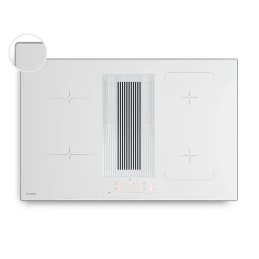 Klarstein Indukční varná deska Velaire s odsavačem par | 4 varné zóny | 8400 W | 80 cm
