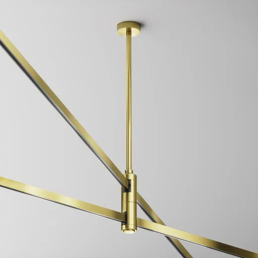 MAYTONI Upevnění ke stropu dvojité střední 300 mm pro magnetickou lištu 24 V Flarity TRA158C-D1-BS