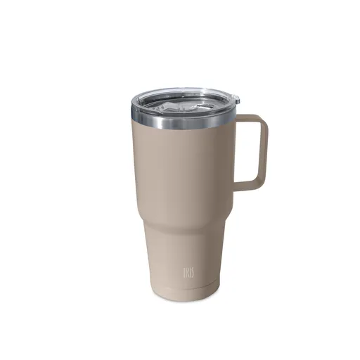 Termohrnek Tumbler s rukojetí, 850ml, Iris Barcelona, béžový