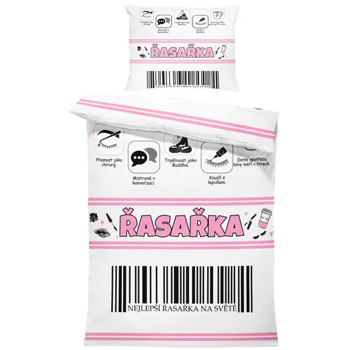 Povlečení Řasařka 100% (Rozměr : 1x140/220 + 1x90/70)