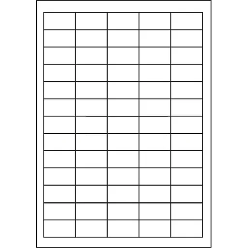 Samolepicí etikety 38 x 21,2 mm, 65 etiket, A4, 1000 list