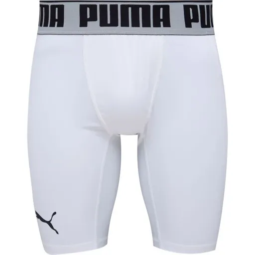 Puma BBALL COMPRESSION SHORT Pánské kompresní šortky, bílá, velikost