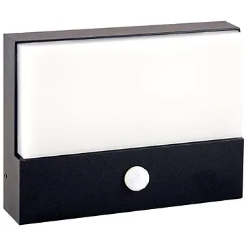 McLED LED svítidlo Kerberos s pohybovým čidlem, 9W, 4000K, IP65, černá barva (ML-513.025.19.0)