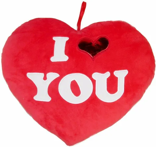 Plyšové srdce i love you 48 cm
