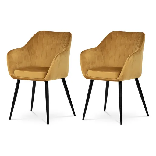 Sada jídelních židlí PIKA YEL4, 2 ks