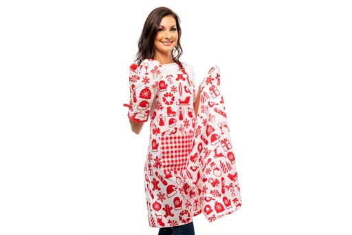 Kuchyňský set se zástěrou