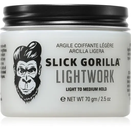 Slick Gorilla Lightwork stylingový jíl na vlasy pro muže 70 g