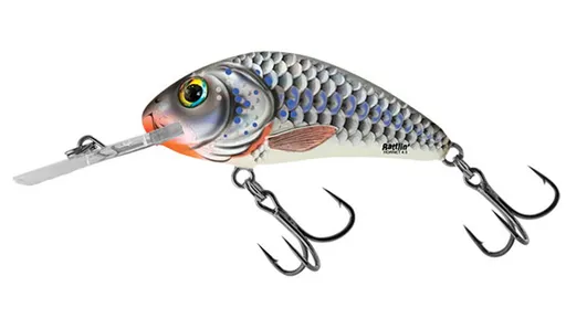 Salmo Wobler Rattlin Hornet Floating 6,5cm - Silver Holographic Shad,Salmo Wobler Rattlin Hornet Floating 6,5cm - Silver Holographic Shad