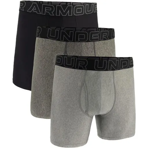 Under Armour PERF TECH Pánské boxerky, šedá, velikost L