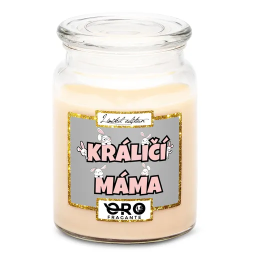Svíčka Králičí máma (Vůně svíčky: Vanilka)