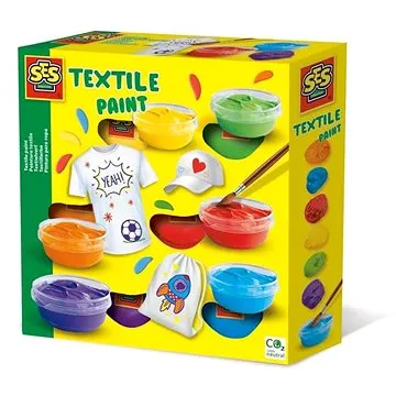 SES Barvy na textil, 6 barev (8710341003647)