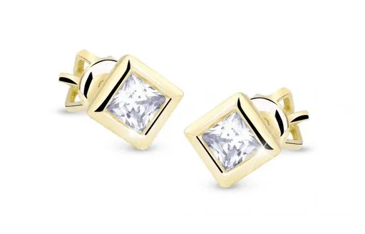 Cutie Jewellery Originální peckové náušnice ze zlata Z8043-30-10-X-1