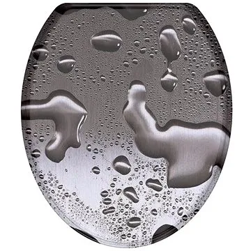 WC sedátko SCHÜTTE GREY STEEL | MDF
 (4008431800233)