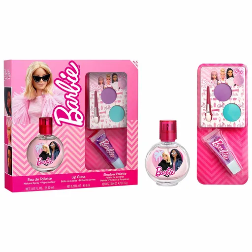 EP Line Barbie - EDT 30 ml + lesk na rty + oční stíny