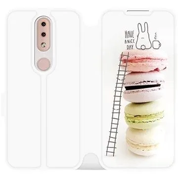 Flipové pouzdro na mobil Nokia 4.2 - M090P Makronky - have a nice day (5903226891740)