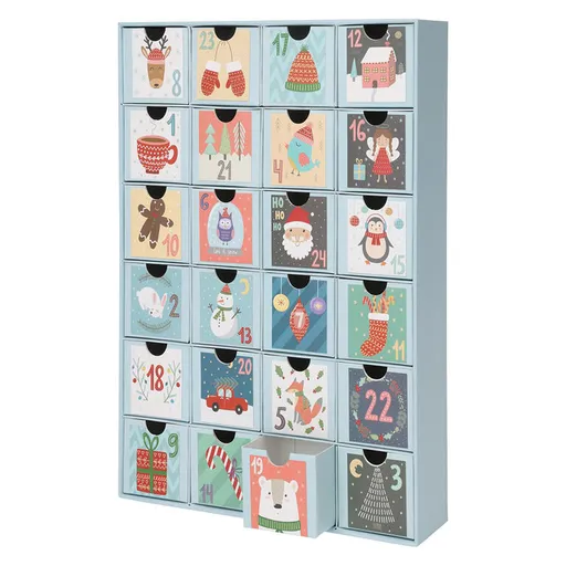 Adventní kalendář s šuplíčky PAPER