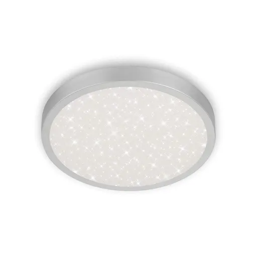BRILONER LED stropní svítidlo hvězdné nebe, pr. 38 cm, 24 W, 3000 lm, stříbrná BRILO 3071-014