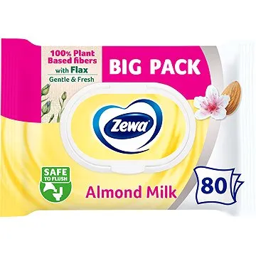 ZEWA Almond Milk vlhčený toaletní papír Big Pack (80 ks) (7322541475233)
