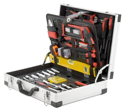 Compass Kufr s nářadím Alu profi - 139 kusů