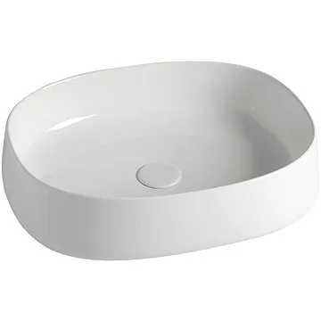 SAPHO JUMPER keramické umyvadlo, 50x13x40 cm, na desku, bez přepadu                                  (WH071)