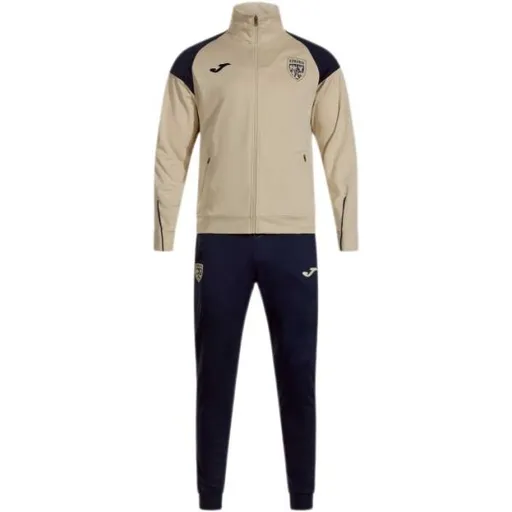 Joma FED. FUTBOL RUMANÍA FREE TIME TRACKSUIT Pánská sportovní souprava, béžová, velikost XXL