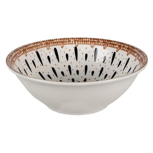 Porcelánová miska na polévku Mibbo I - Ø 15*5 cm / 300ml Clayre & Eef