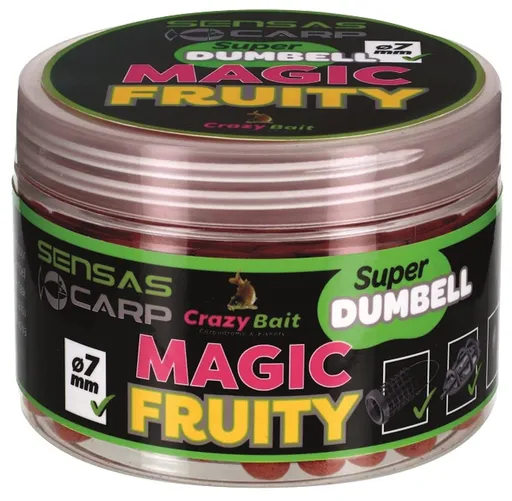 Sensas Boilies Dumbell 7mm 80g - Ovoce,Sensas Boilies Dumbell 7mm 80g - Ovoce