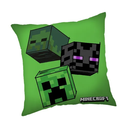 Jerry Fabrics Polštářek Minecraft Mobs coming for you, 40 x 40 cm