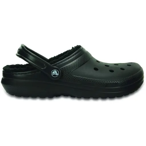 Crocs CLASSIC FUZZ LINED CLOG Unisex nazouváky, černá, velikost 36/37
