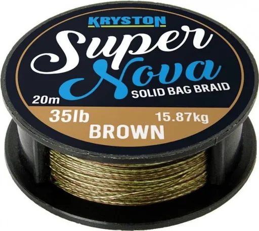 Kryston Pletená šňůra Super Nova solid braid písková 20m,Kryston Pletená šňůra Super Nova solid braid písková 20m