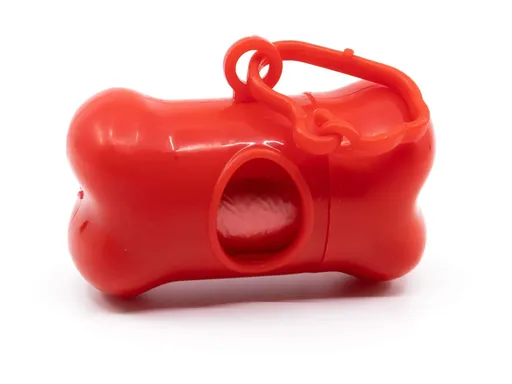 Čibi pouzdro se sáčky na psí exkrementy + 15 sáčků Barva: Červená