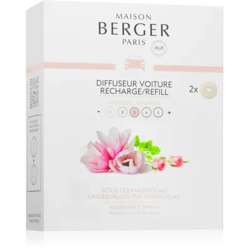 Maison Berger Paris Underneath The Magnolias vůně do auta náhradní náplň 2x17 g