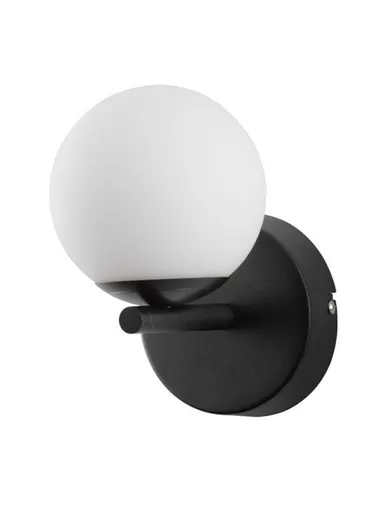 NOVA LUCE nástěnné svítidlo NUVOLE LED černý hliník a sklo 3000K 8W 9061439