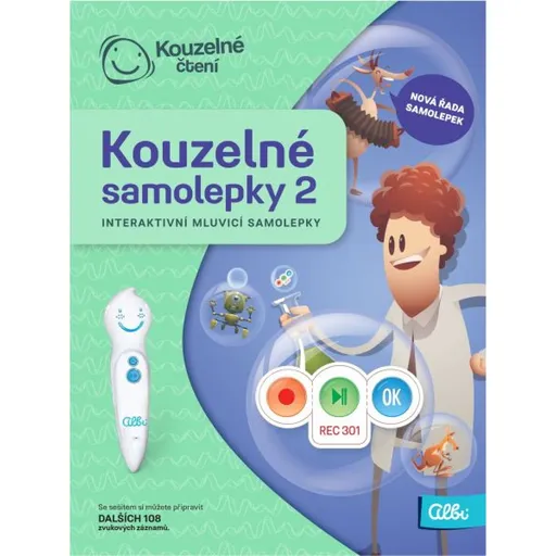 Albi Kouzelné čtení Kouzelné samolepky 108ks