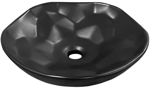MEXEN Nicea umyvadlo na desku 41 x 41, černá mat 21754185