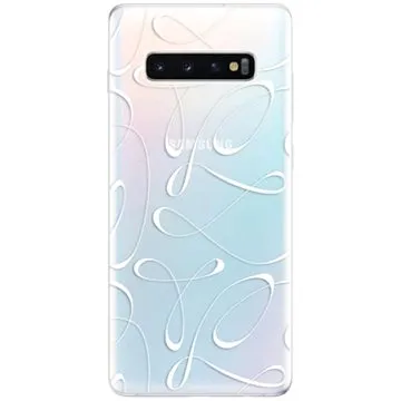 iSaprio Fancy - white pro Samsung Galaxy S10+ (fanwh-TPU-gS10p)