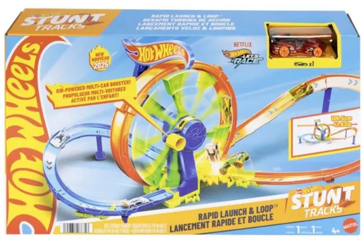 Hot Wheels dráha řetězový náraz - Hot Wheels (JBX65)