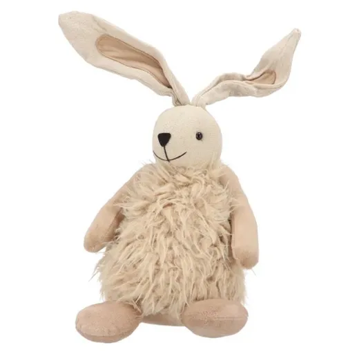 Růžová dekorace vajíčko z květů - Ø 6*7cm Clayre & Eef